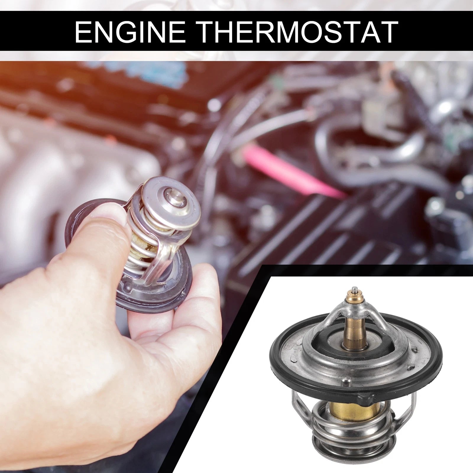 Engine Coolant Thermostat for Hyundai Accent 1.6L (2001–2011) No. 2550023010