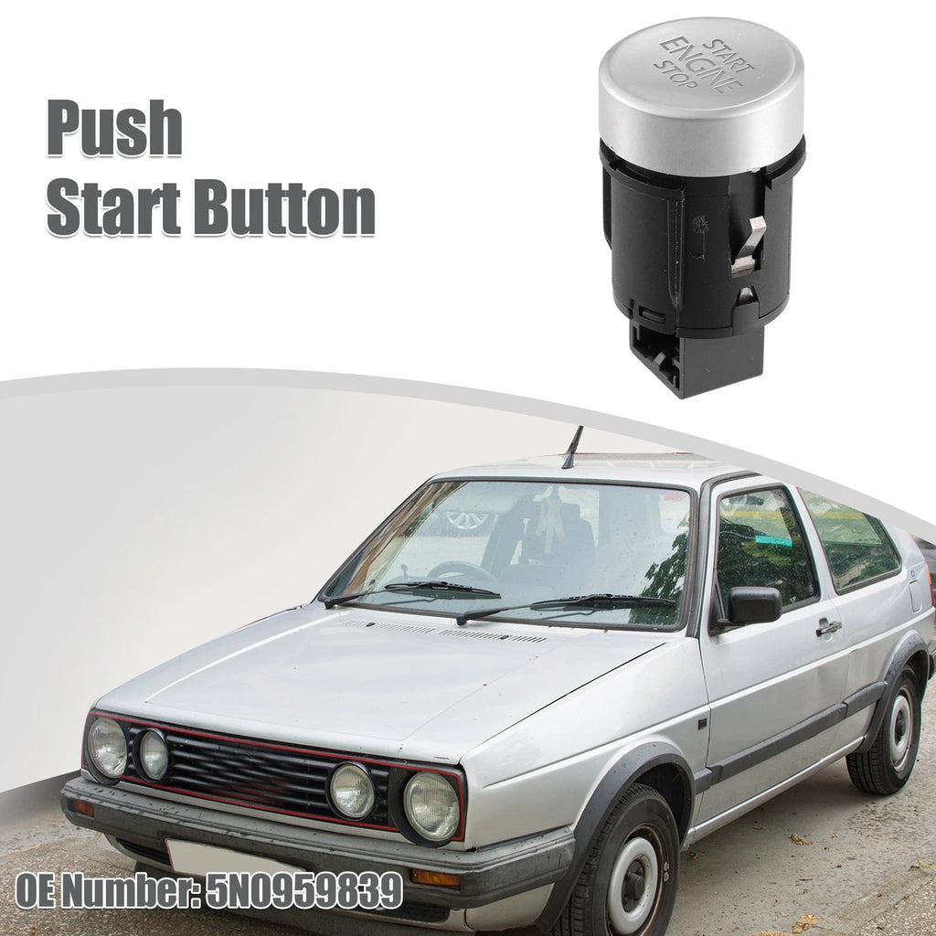 Push Start Stop Button Cover for Volkswagen Tiguan (2009–2016) 5N0959839