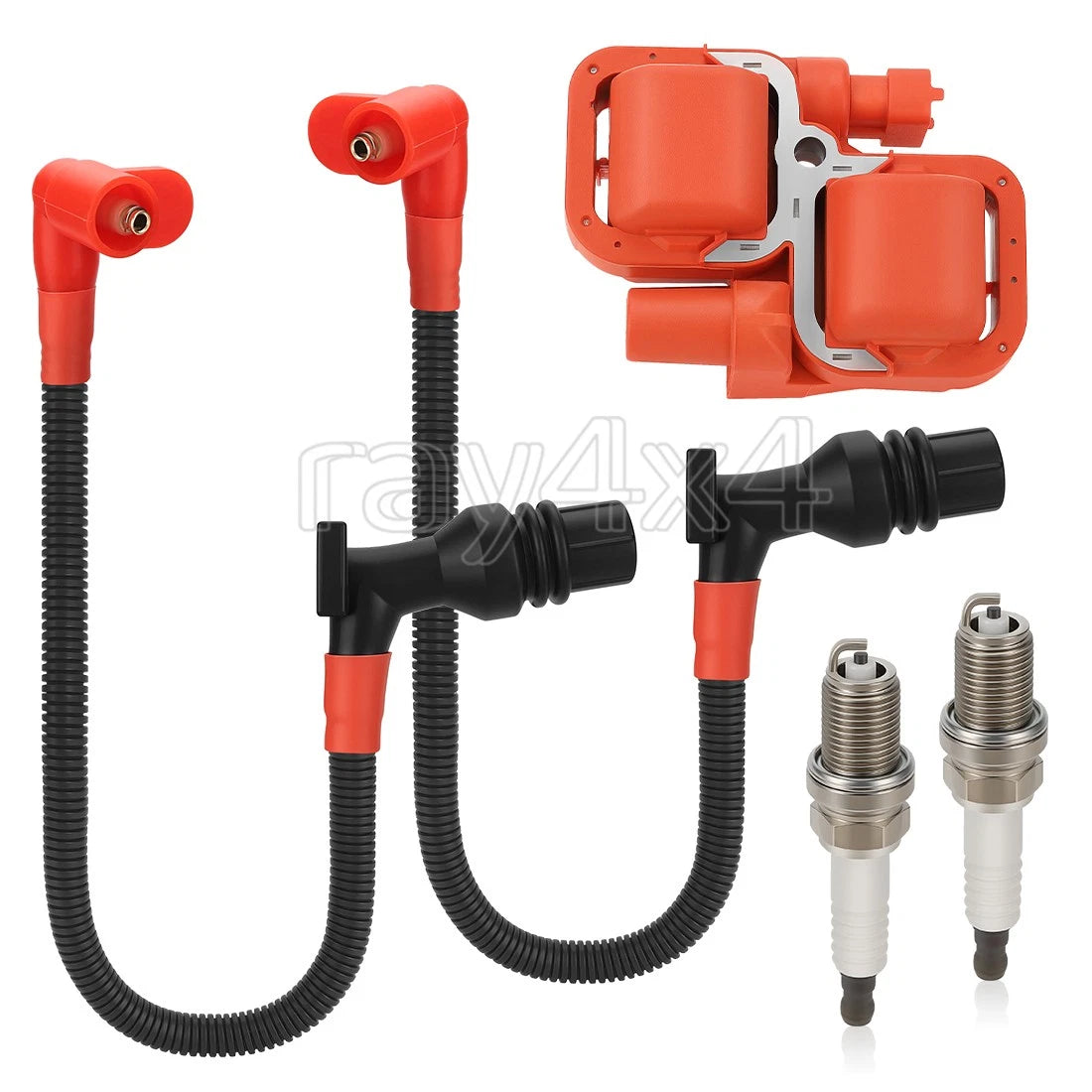 Ignition Coil & Spark Plug with Wire Cap for Polaris RZR 800 S 4 (2011–2014)