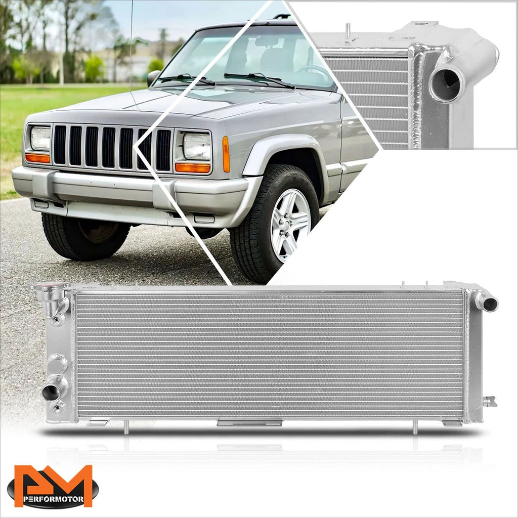 3-Row Aluminum Cooling Radiator for Jeep Cherokee/Comanche (1991–2001)