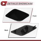 Front Left Washer Nozzle Cover Cap for Audi Q7 (2010–2015) 1 Pcs Black