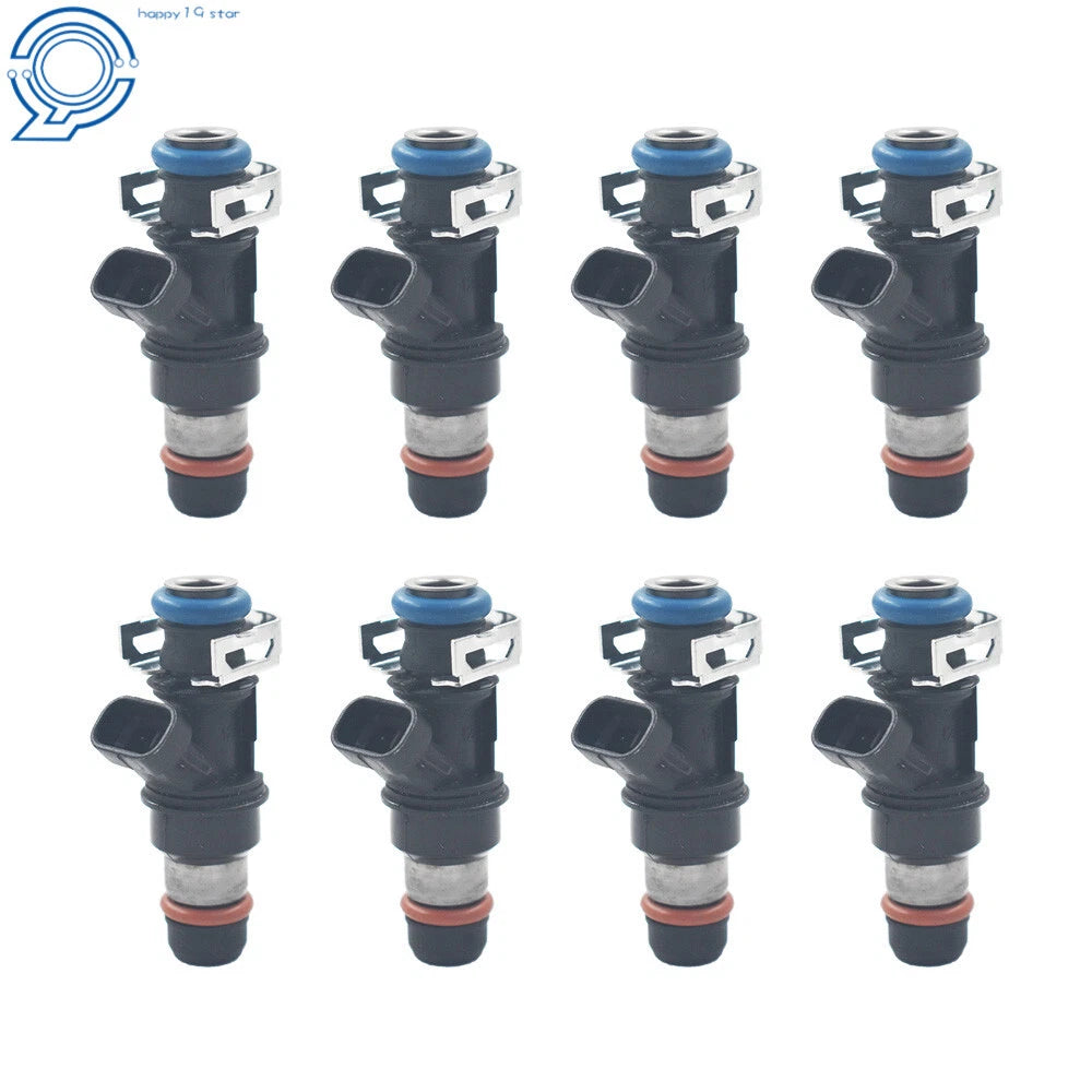 Set of 8 Fuel Injectors for GMC Cadillac Chevy (2001–2007)