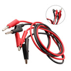 2X 1M Power Supply Signal Detection Cables 4mm Clips