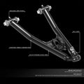 Pair of Front Lower Tubular Control A-Arms for Yamaha Raptor 700R (2006–2023)