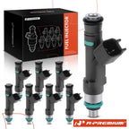Set of 8 Fuel Injectors for Cadillac SRX (2007–2009)