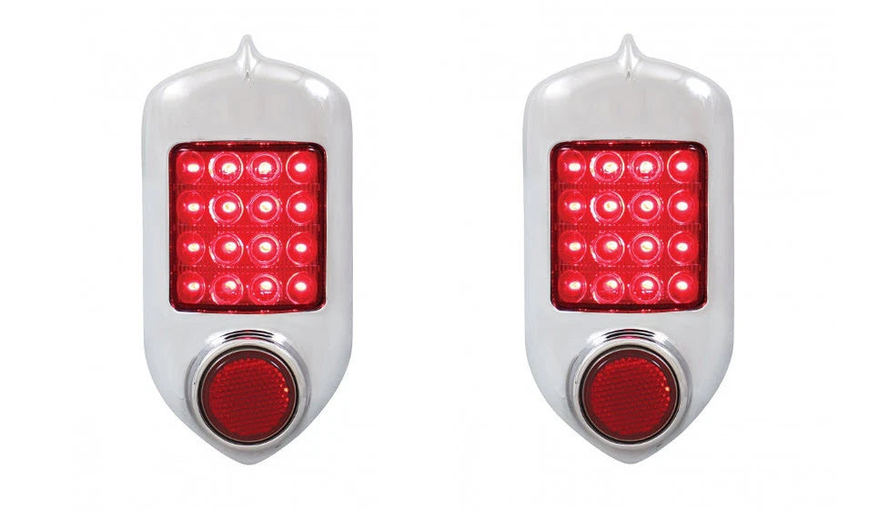 LED Tail Light Assembly Kit with Gaskets for 1951-1952 Chevrolet Car
