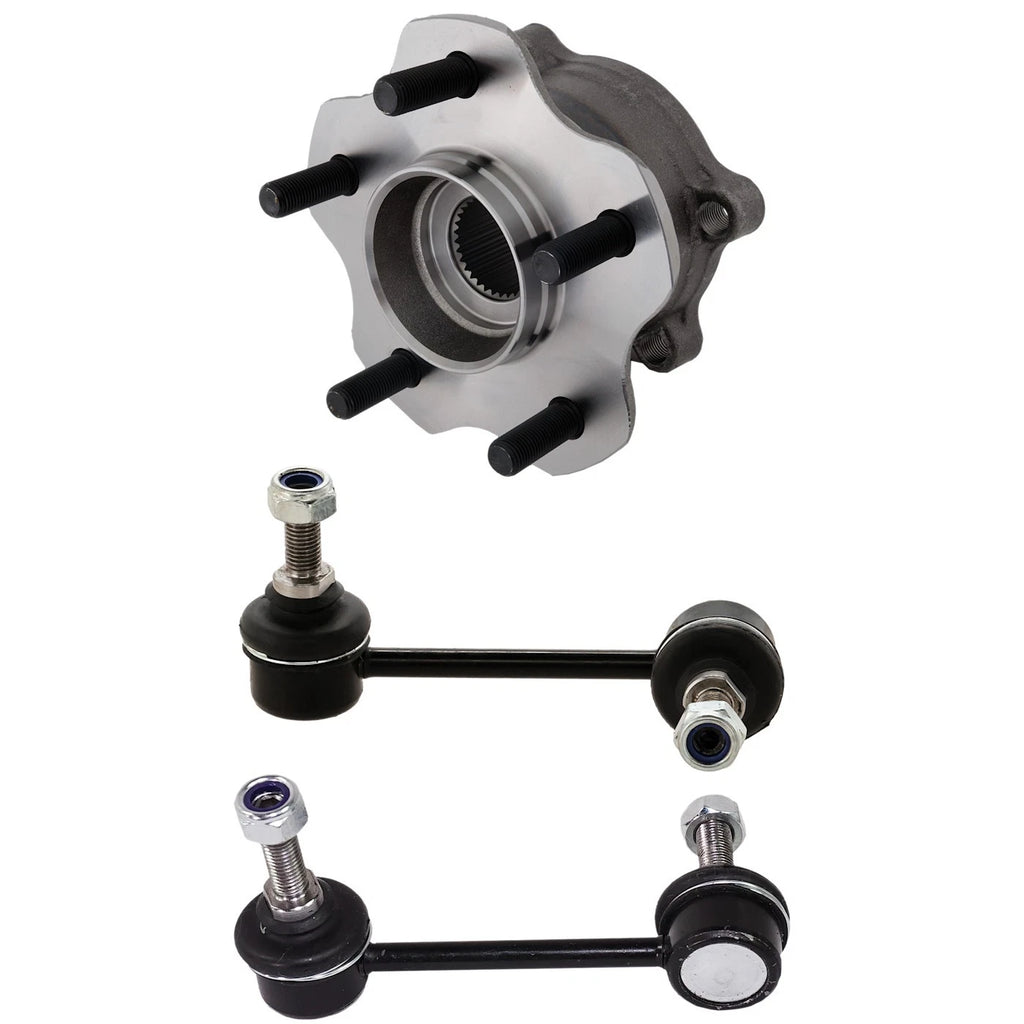 Set of 2 Rear Wheel Hubs for Sedan (2-Wheel Drive)