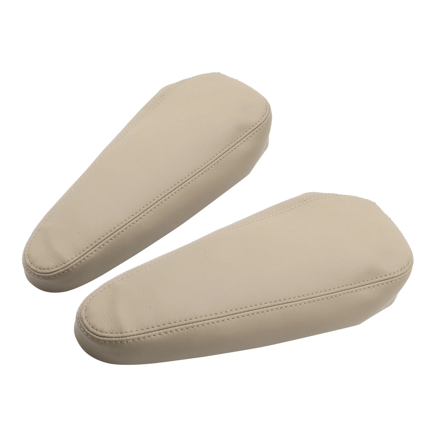 2pcs Seat Armrest Leather Cover for Lexus GX 470 (2003–2009) Ivory Beige
