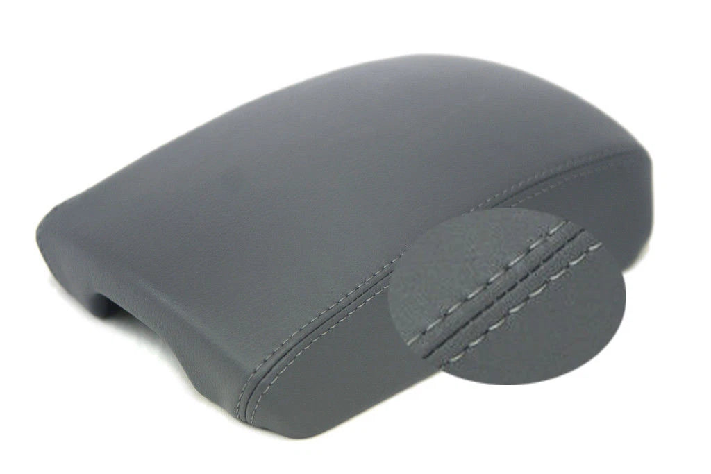 Center Console Armrest Cover for Hyundai Sonata (2006–2010) Gray Leather