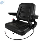 Universal Folding Adjustable Tractor Seat with Seat Switch Belt