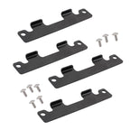 Tailgate Hinge Plates and Screws for Yamaha Rhino YXR 450 660 700 (2004–2018)