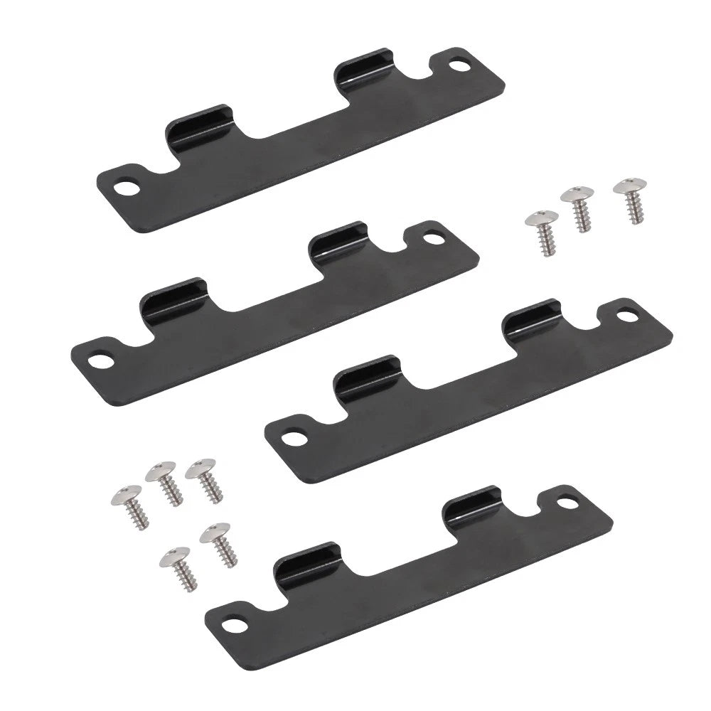 Tailgate Hinge Plates and Screws for Yamaha Rhino YXR 450 660 700 (2004–2018)