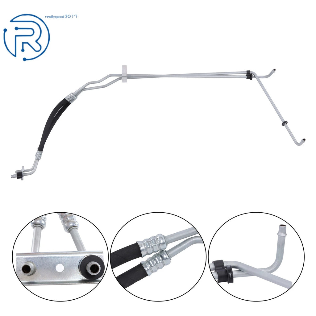 Set of 2 Transmission Oil Cooler Lines for Chevrolet Malibu Pontiac G6 (2004–2012)