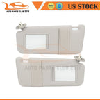 2PC Gray Sun Visor Pair for Toyota Venza (2009–2016)