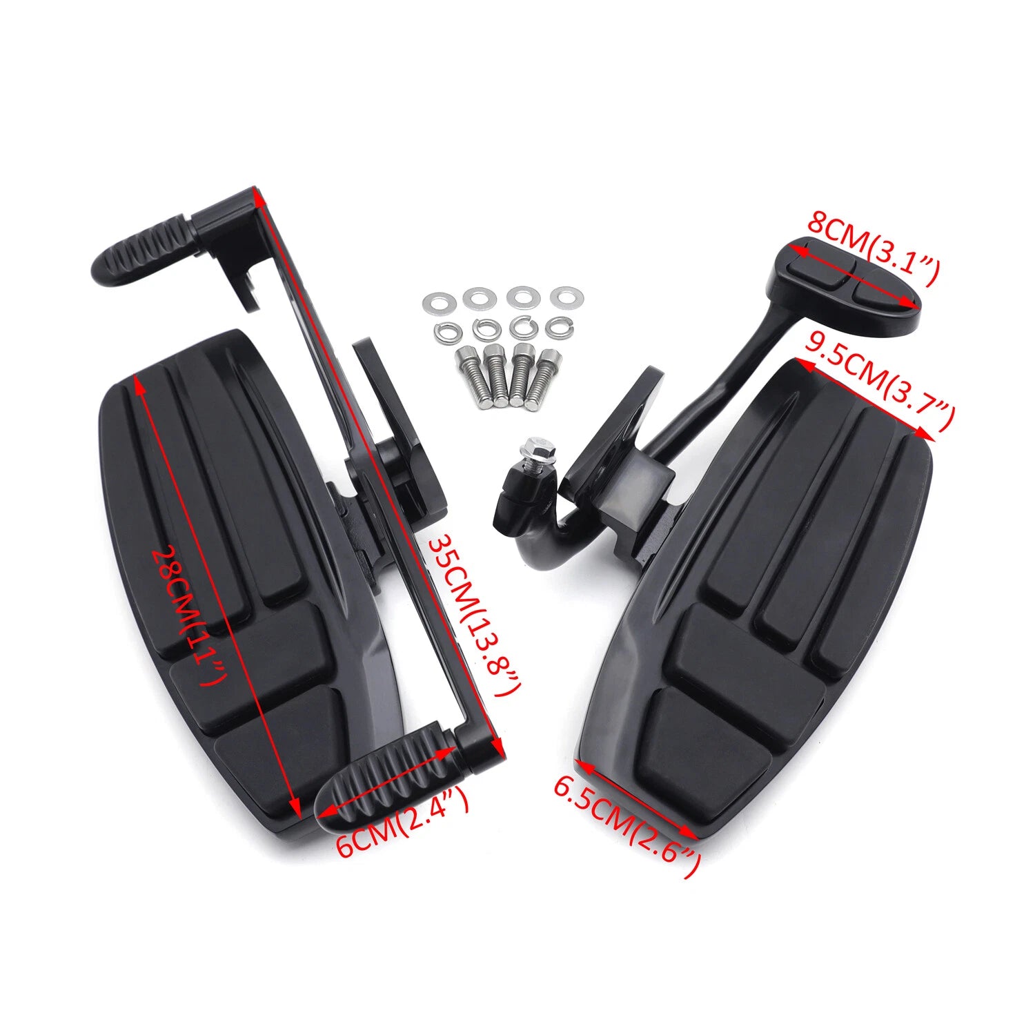 Driver Foot Board Floorboard Kit for Honda Goldwing GL1800 F6B (2001–2017)