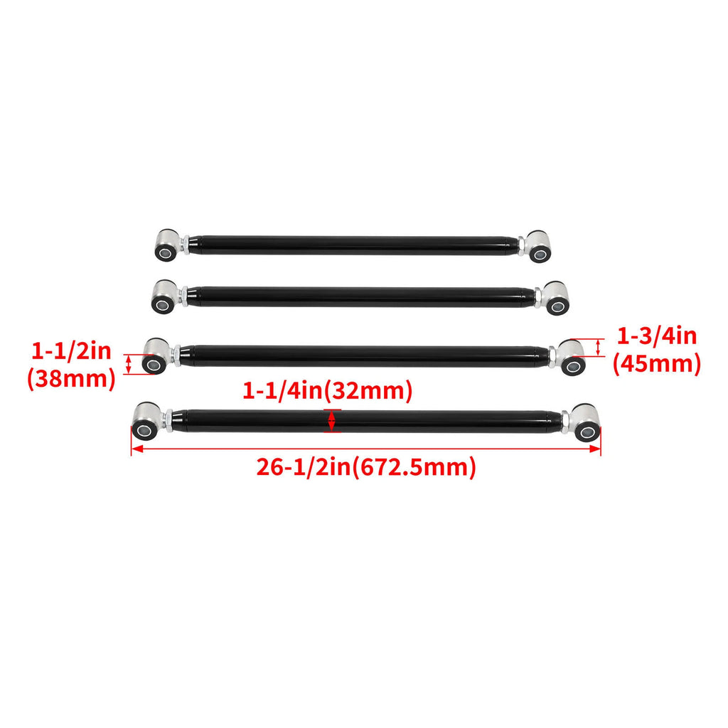 3.25" Axle Air Ride Kit for - Triangulated 4 Link, Air Bags