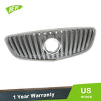 Set of 2 Front Upper Grille Replacements for Buick Lacrosse (2010–2013) Chrome