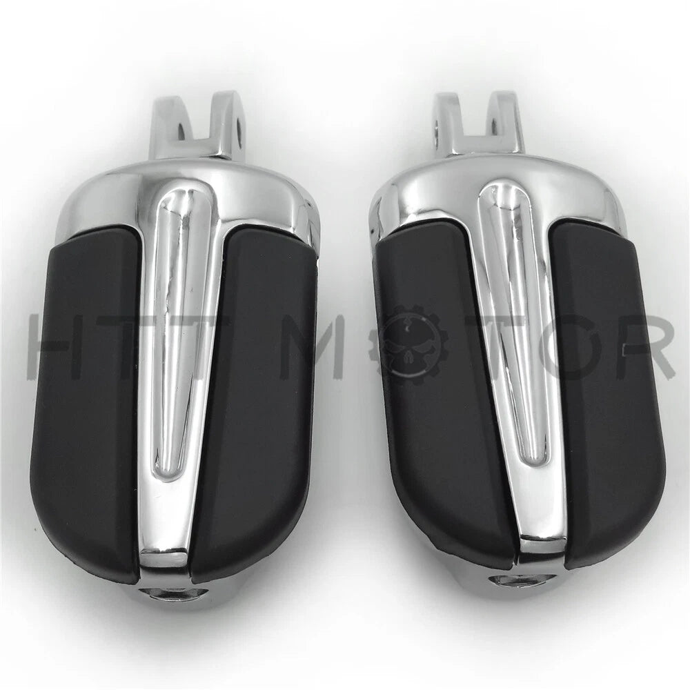Slipstream Chrome Footpegs for Harley FXBB FXBR FXBRS FXLR (2018–Present)