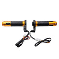 Universal 12V Heated Grips for Motorcycle (7/8" Gold)