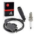 Ignition Coil Spark Plug with Cap for Kawasaki Prairie 400 (1997-2002)