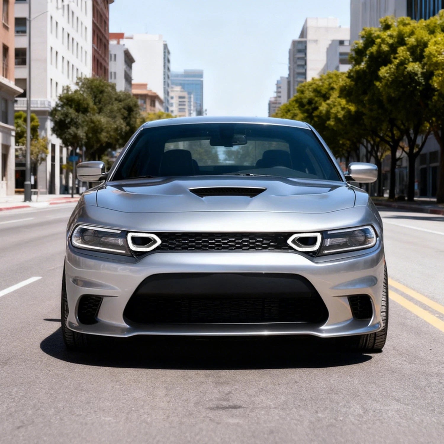 Switchback LED DRL Grille Lights for Dodge Charger SRT Scat Pack SXT (2015-2019)