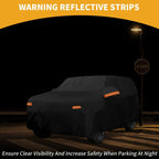 Waterproof All Weather Car Cover for Lexus LX (2016-2023) - Black 190T-PU