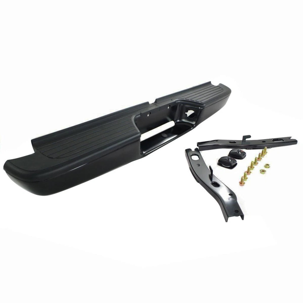 Complete Rear Steel Bumper Assembly for Toyota Tacoma (1995–2004)