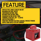 Battery Selector Switch Knob for Marine (Single Circuit ON-OFF)