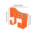 Chainsaw Wall Mount Holder with Double Hook Bracket for Steel (Adjustable)