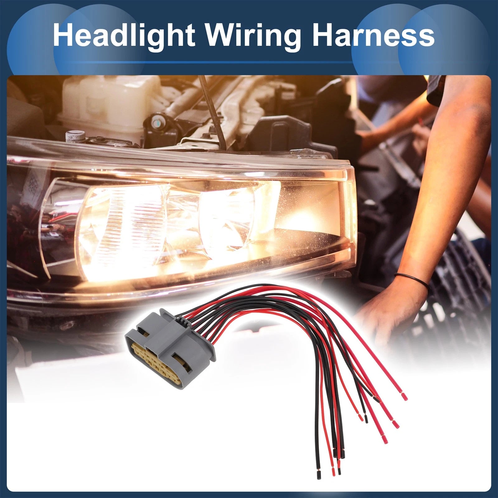Headlight Cable Repair Kit A0275459826 for Mercedes-Benz E300 E350 E400 E500 
