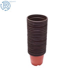 Set of 100 Plastic Seedling Starting Pots for Plants and Flowers