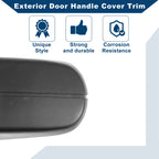 Exterior Door Handle Cover Trim for Ford Kuga MK1 (2008–2012) Black ABS