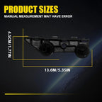 Set of 2 Rear Bumper Cover Support Brackets for Infiniti Q50 (2014–2024)