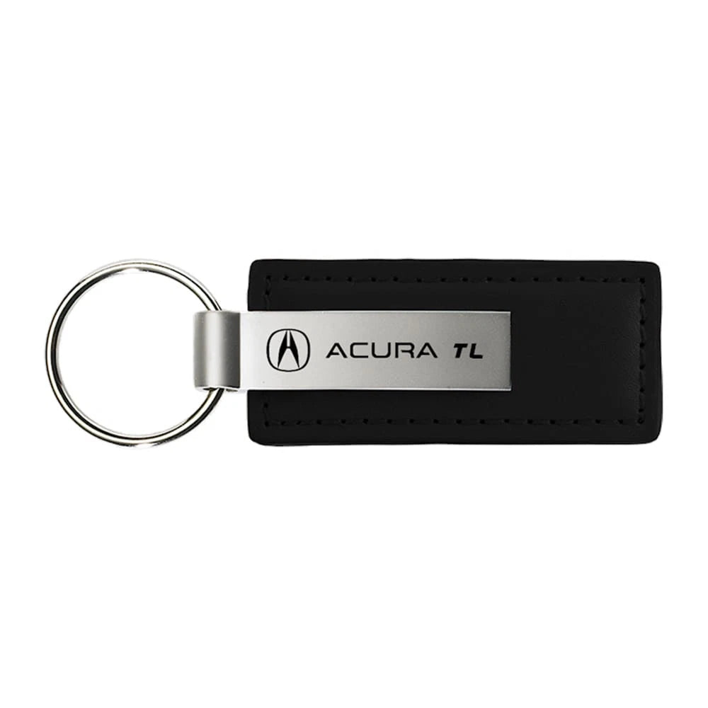 Black Leather Keychain KC1540.ATL - Officially Licensed for Acura TL