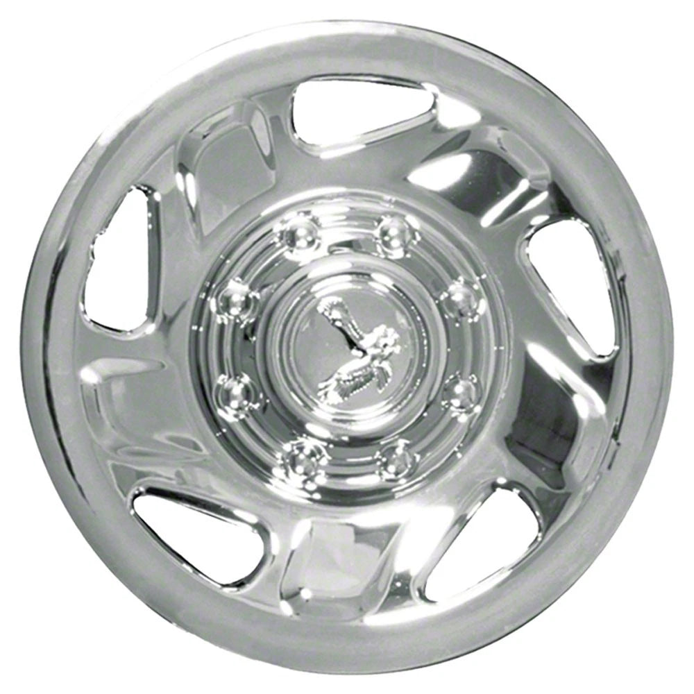 Chrome Wheel Covers 16 Inch 8 Lug Replacement for Truck Van Rear (4) (Month)