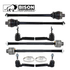 8pc Tie Rod End Kit for Chevy GMC 4WD (2010–2018)