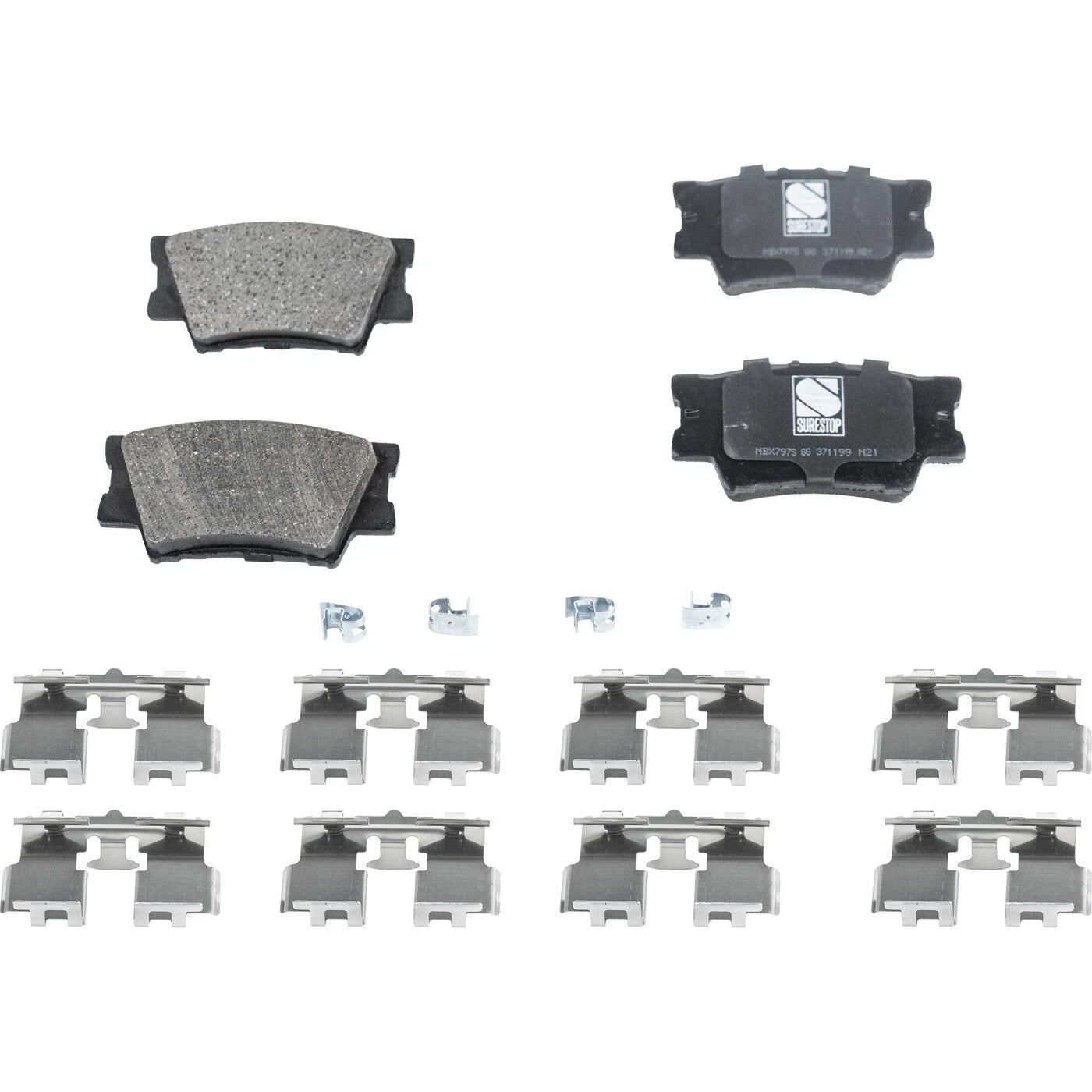 Brake Disc and Pad Kit for Toyota RAV4 (2006–2018) Ceramic Front and Rear