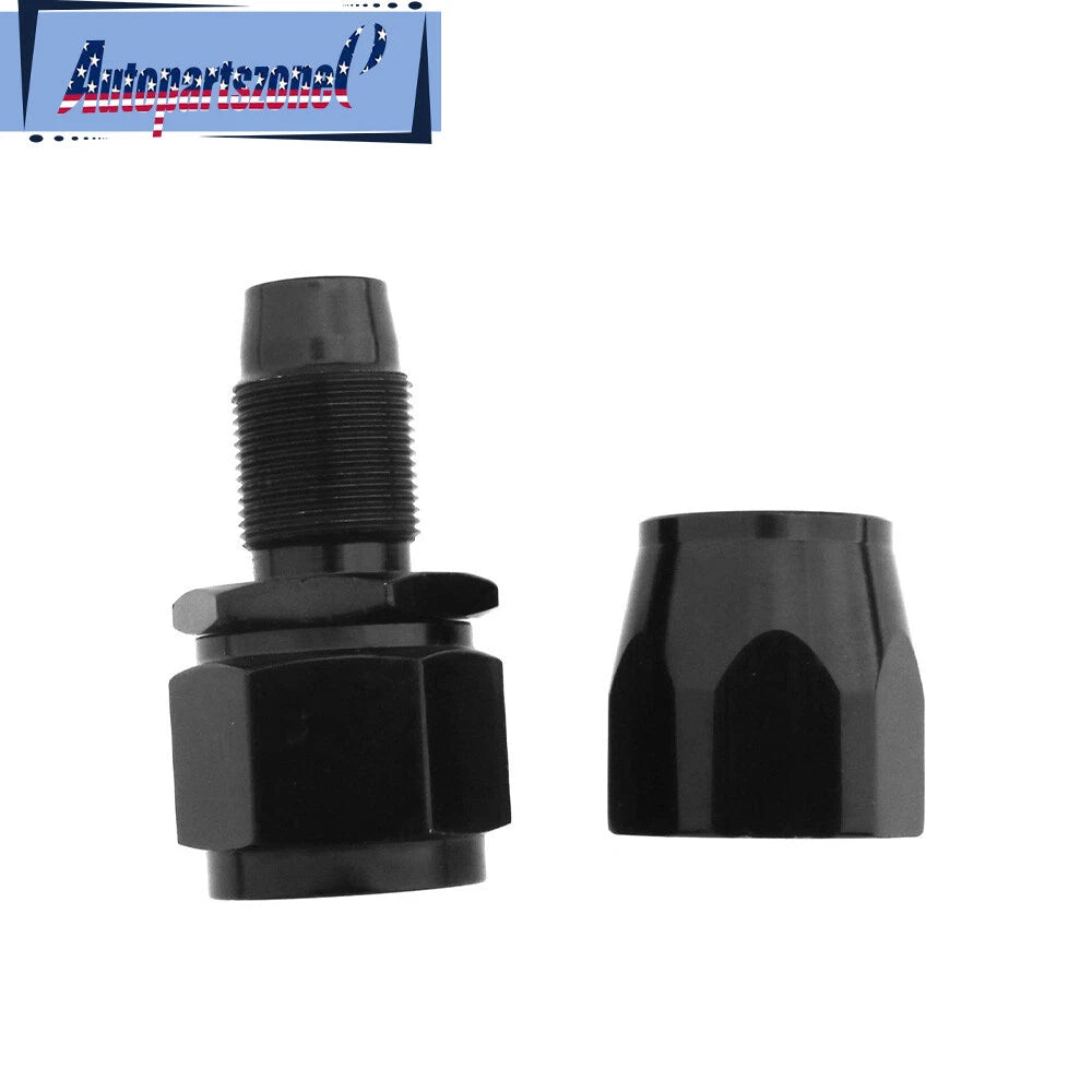 2Pc AN4/AN6/AN8/AN10/AN12 Swivel End Fitting Adapter for Oil/Fuel Hose Line