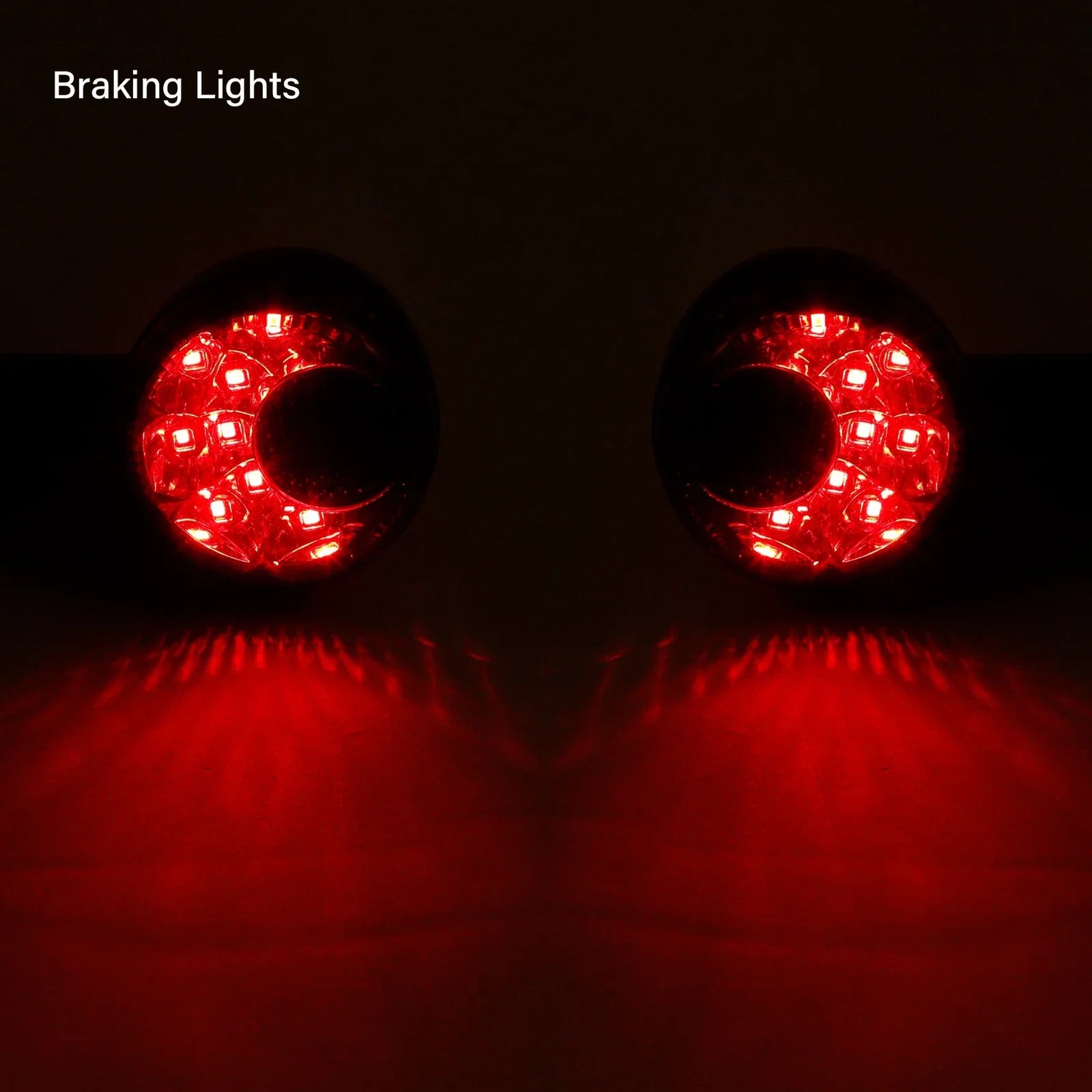 Black LED Amber Rear Turn Signals for Harley Sportster XL (1992-2022)