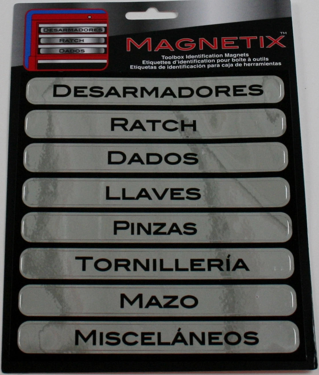 Magnetic Tool Box Labels for Snap-On Craftsman Matco Mac Ratchet Socket Wrench