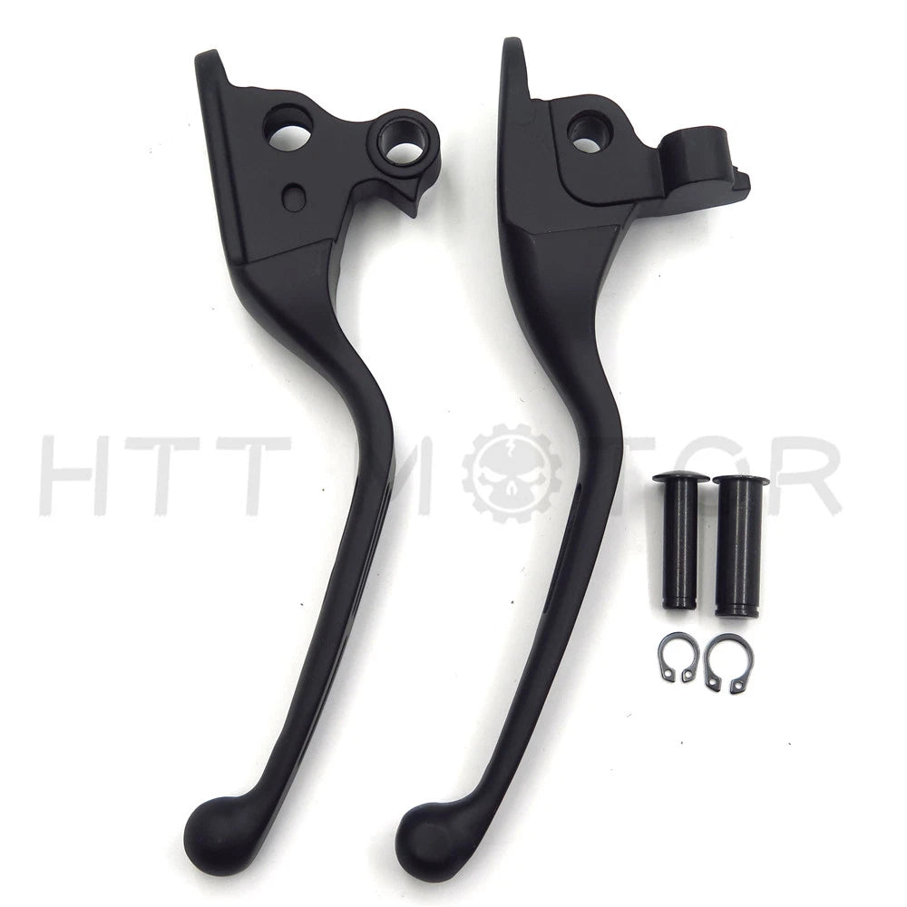 Black Brake Clutch Hand Levers for Harley Touring Trike (2008–2013)