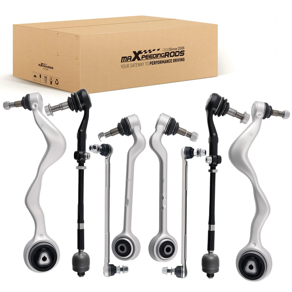 8x Control Arm Ball Joint Sway Bar Link Tie Rods for BMW E82 1-Series (2008–2013)