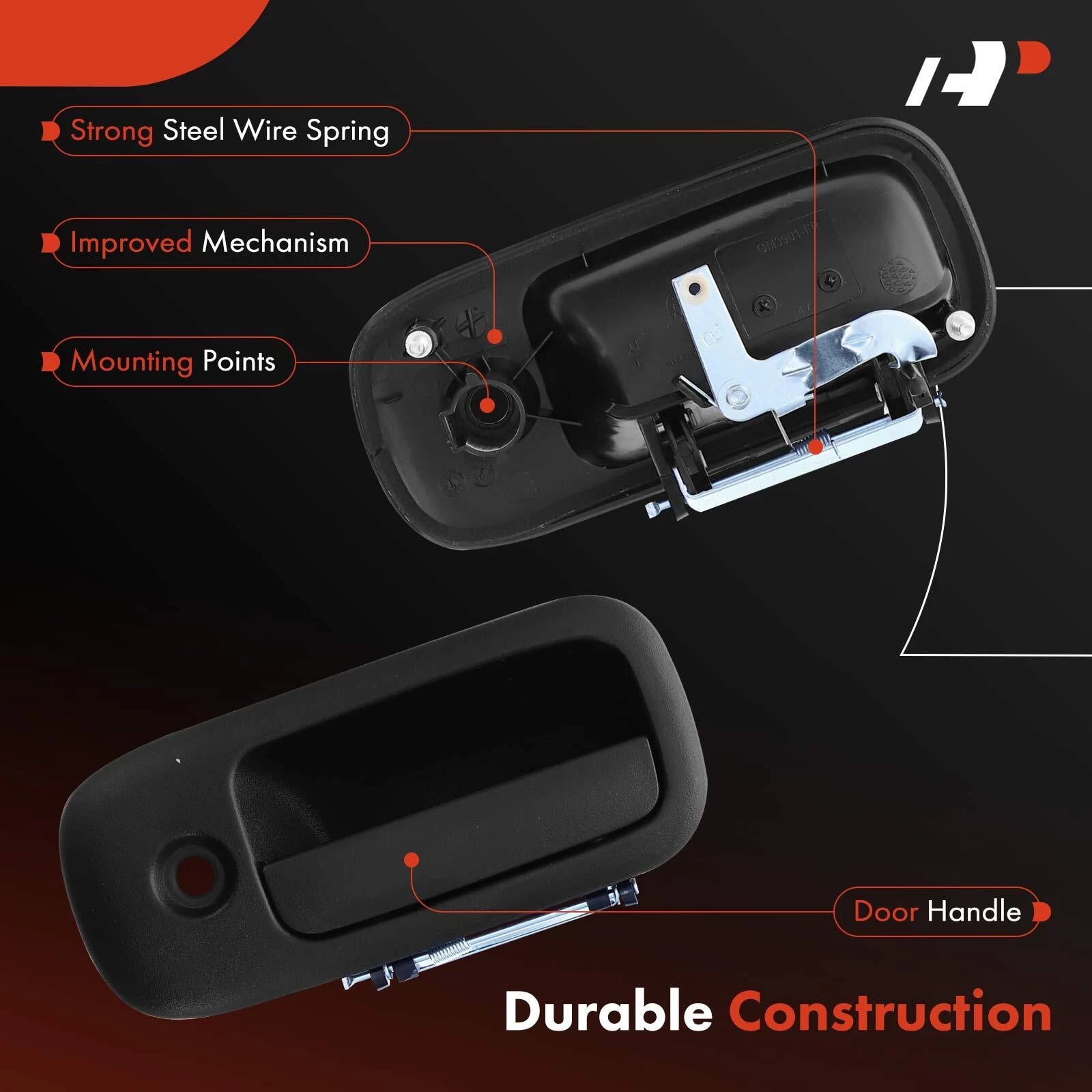 Front Exterior Door Handle for Chevy Express 1500 2500 (1996-2002)