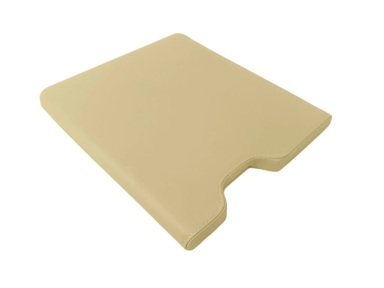 Leather Synthetic Console Armrest Cover for Ford F150 (2015–2019) Beige