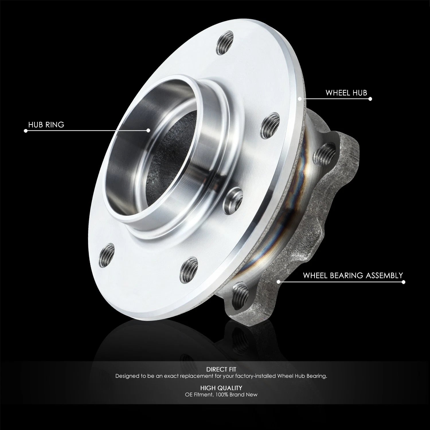 Front Left or Right Wheel Bearing & Hub for BMW 138i 328i 335i 335d Z4 X1 (2007–2016)