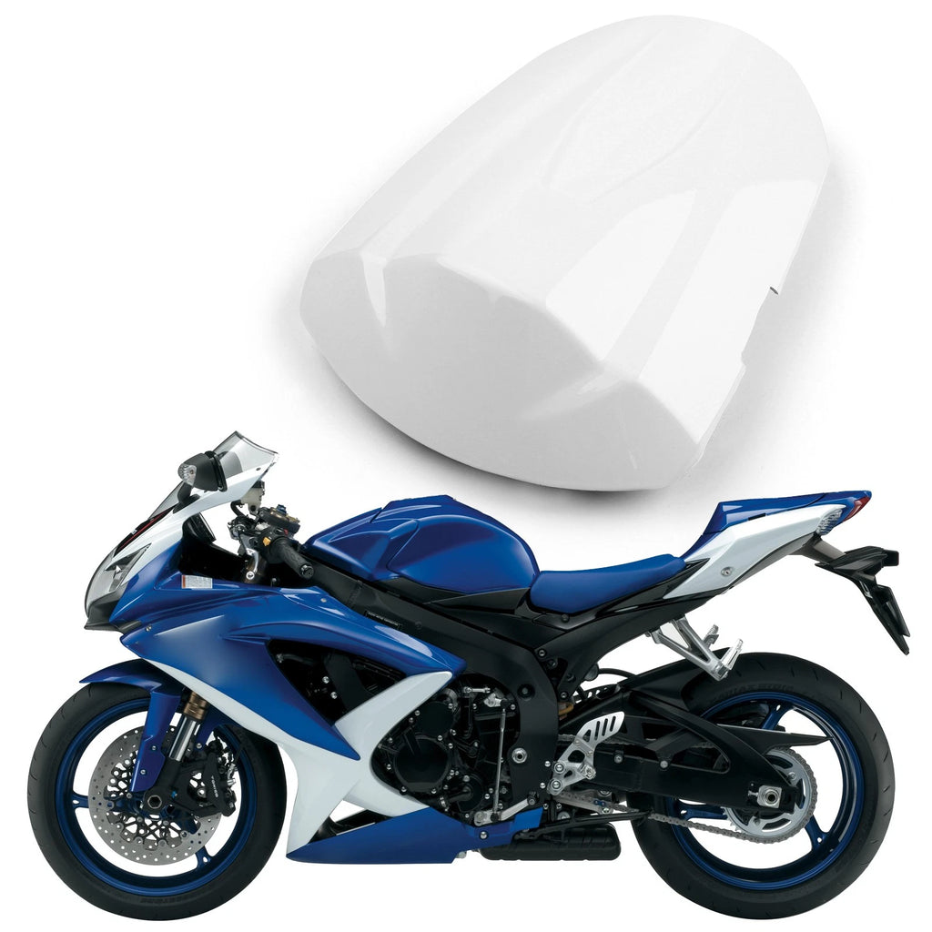 Rear Seat Cover Cowl for Suzuki GSXR600 GSXR750 (2008–2010) K8 White