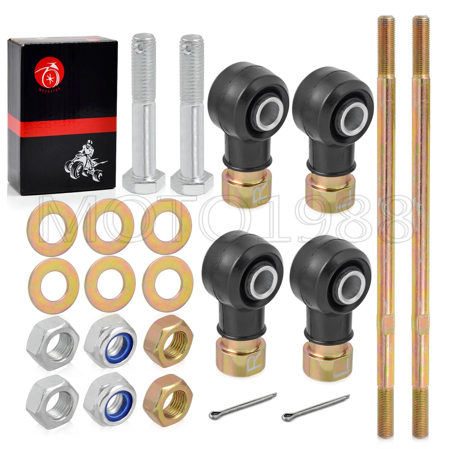 2 Tie Rod Set for Polaris Sportsman 500 (1998–2000, 2004) / RSE (1999–2001)
