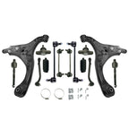 14Pcs Suspension Kit Front Lower Control Arms Tie Rods for Hyundai Elantra (2009-2012)