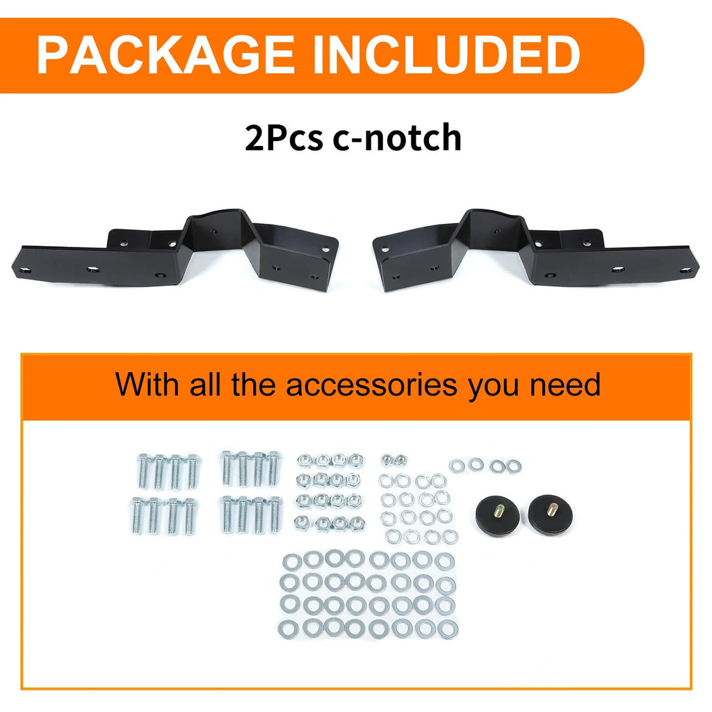 Rear Frame C Notch Bracket for Chevy C10/C15/C1500 (1963–1972)