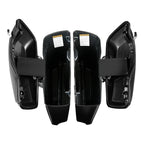 4" Stretched Hard Saddlebags for Harley Touring Road Glide (2014–2023) Vivid Black